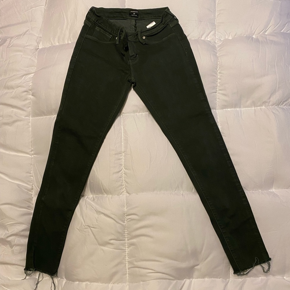 Just Black, size 26 skinny jeans